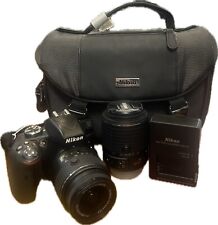 Câmera Digital SLR Nikon D3300 24.2MP com Lentes 18-55mm e 55-200mm comprar usado  Enviando para Brazil