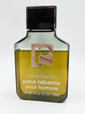 Vintage Masculino Paco Rabanne Eau de Toilette 240ml 8FL.OZ 90% Vol. Paris SPLASH comprar usado  Enviando para Brazil
