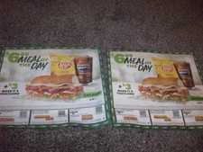 Subway coupons pages for sale  Seattle