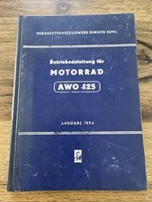 Betriebsanleitung motorrad awo gebraucht kaufen  Krefeld
