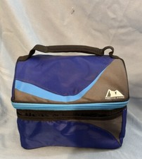 Bolsa com isolamento térmico Artic Zone almoço com zíper azul/cinza 3 comp 9x7,5x6” comprar usado  Enviando para Brazil