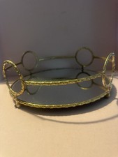 Mirrored round tray for sale  Killeen