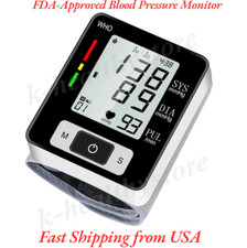 Monitor de pressão arterial pulso digital automático BP manguito LCD frequência cardíaca comprar usado  Enviando para Brazil