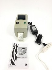 Impressora de Código de Barras de Etiqueta de Transferência Térmica Zebra TLP2824 com Adaptador CA de Energia, FUNCIONANDO, usado comprar usado  Enviando para Brazil