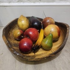 Carved wooden fruit for sale  LONDON