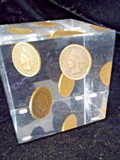 Vintage lucite cube for sale  Rancho Cucamonga