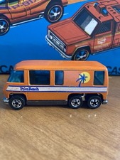 1976 Hot Wheels GMC Motor Home, Laranja, Tampo "Palm Beach" comprar usado 1976 Hot Wheels GMC Motor Home, Laranja, Tampo "Palm Beach" comprar usado  Enviando para Brazil