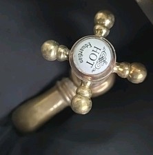 Edwardian brass taps for sale  BIRMINGHAM