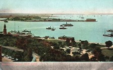 Cartão postal antigo 1910 Governor's Island Indoor Public Gallery Nova York NY comprar usado  Enviando para Brazil