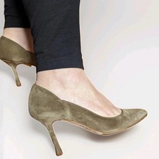 Manolo blahnik grey for sale  GLASGOW