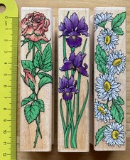 Motivstempel blumen holz gebraucht kaufen  München
