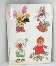 Vinil vintage atual Suzys Zoo primavera janela tulipa agarra 2 folhas floral de Páscoa comprar usado  Enviando para Brazil