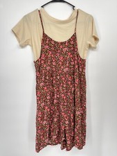 Vestido de malha floral GIRLS Colorful Planet com camiseta tamanho XXL, usado comprar usado  Enviando para Brazil