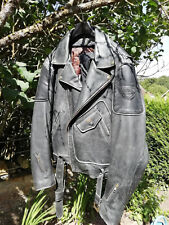 Leather motorcycle jacket d'occasion  Pelousey