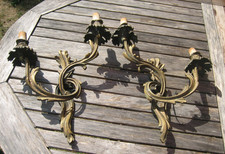 Ancienne paire applique d'occasion  Neuville-aux-Bois