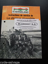 Kverneland instructions servic d'occasion  Expédié en Belgium