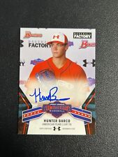 2024 Bowman Draft Hunter Barco Baseball Factory All-America Game Auto BJSJ, usado comprar usado  Enviando para Brazil