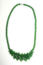Elegante edelsteinkette grüne gebraucht kaufen  Chemnitz