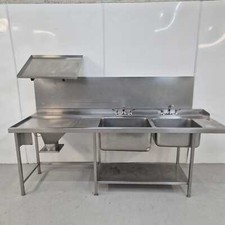 Double sink stainless for sale  BRIDGWATER