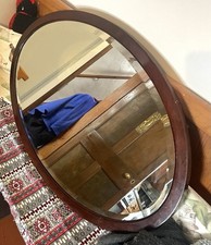 Antique oak bevelled for sale  HOLYHEAD