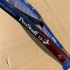 Raquete de tênis Wilson Pro Staff 7.5 grip tamanho 4 3/8 usada comprar usado Raquete de tênis Wilson Pro Staff 7.5 grip tamanho 4 3/8 usada comprar usado  Enviando para Brazil