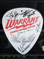 Warrant signed guitar for sale  Argyle