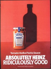 Advert heinz absolut for sale  UK
