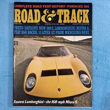 ROAD & TRACK- April 1970 - LAMBORGHINI MIURA S Porsche 914 Datsun 240 Z Fiat 850 comprar usado  Enviando para Brazil