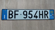 Nummernschild italien tn gebraucht kaufen  Laufen