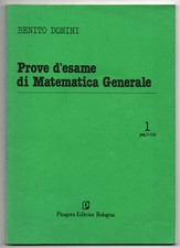 Prove esame matematica usato  Bologna