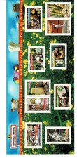 Timbres feuillet plié d'occasion  Beaucouzé