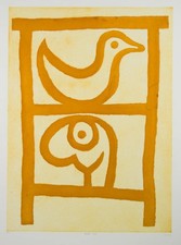 Michael LEUNIG 'Mesa de Cabeceira' - grande gravura icônica em negrito original assinada comprar usado  Enviando para Brazil
