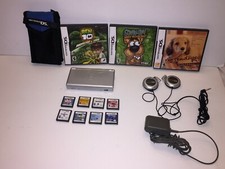 Lote de pacotes Nintendo DS Lite prata com estojo de 8 jogos e muito mais! Testado e funcionando comprar usado  Enviando para Brazil
