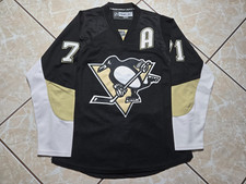 Camiseta masculina de hóquei Reebok Pittsburgh Penguins Evgeni Malkin #71 preta média comprar usado  Enviando para Brazil