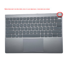 Apoio para as mãos teclado retroiluminado para Dell Inspiron 5000 5310 0WGFFX cinza estojo superior EUA comprar usado  Enviando para Brazil