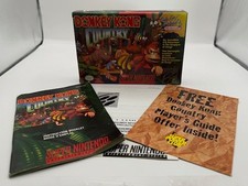 DONKEY KONG COUNTRY SNES Super Nintendo caixa vazia apenas com manual, usado comprar usado  Enviando para Brazil