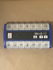 Pastillero Med-Q azul con alarmas y luces segunda mano  Embacar hacia Mexico