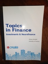 Libro topics finance usato  Firenze