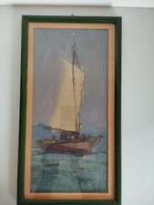 Piccolo quadro olio usato  San Giuseppe Jato