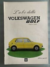 Depliant brochure volkswagen usato  Italia