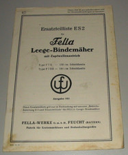 Ersatzteilliste fella leege gebraucht kaufen Ersatzteilliste fella leege gebraucht kaufen  Schortens