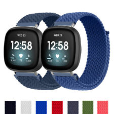 Pulseira de substituição para Fitbit Versa 4/3/Sense pulseira esportiva de náilon tecida, usado comprar usado  Enviando para Brazil