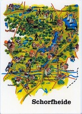 Ansichtskarte landkarte schorf gebraucht kaufen  Zschopau