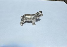 Ippopotamo miniatura argento usato  Camaiore