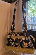 Bolsa de armazenamento artesanal de tecido com estampa floral comprar usado  Enviando para Brazil