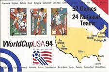 EUA 1994 - Copa do Mundo de Futebol - Folha de lembrança de 3 selos - Scott #2837 - MNH comprar usado  Enviando para Brazil