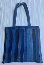 Bolsa Jeans Reciclada Azul Tote Snap Upcycle Cinturas Bolsa Índigo Carry All comprar usado  Enviando para Brazil