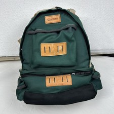 Mochila profissional vintage Canon câmera - Mochila de viagem de lona verde DSLR comprar usado  Enviando para Brazil