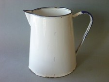Vintage enamel pitcher for sale  KIRKBY-IN-FURNESS
