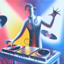 Mark kostabi olio usato  Prato